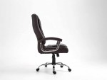 Office Chair Brown Leather Woody - Image 3