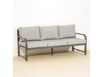 Nice Sofa Outdoor Three Seater Grey - Image 4