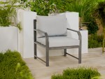 Nice Sofa Outdoor One Seater Grey - Image 2