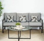 نيس جالسة رمادي ثلاثي