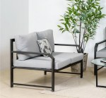 جالسة خارجية رمادي ثنائي