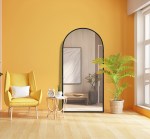 مرآه أرضية أسود