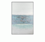 لوحة زرقاء وودي