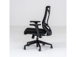 Nature Black Swivel Office Chair Without Headrest Woody - Image 5