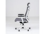 Nature Grey Swivel Office Chair with Headrest Woody - Image 5
