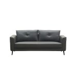 كنب مكتبي جلد ثلاثي نيلا