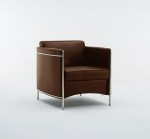 كنب مكتبي جلد بني