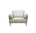 كنب مكتبي فردي جلد بيج