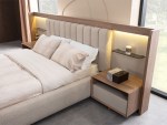 لوجانو غرفة نوم 180 × 200 كريمي 7 قطع وودي - Image 8