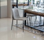 كروستا كرسي سفرة رمادي