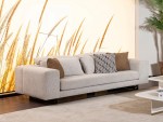 Accorsa Three Seater Sofa Cream 230cm Woody - Image 3