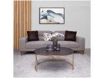 Busra Sofa Bed Three Seater Grey 250cm Woody - Image 2