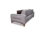 Busra Sofa Bed Three Seater Grey 250cm Woody - Image 3