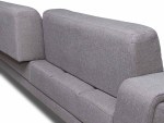 Busra Sofa Bed Three Seater Grey 250cm Woody - Image 4