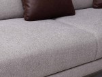 Busra Sofa Bed Three Seater Grey 250cm Woody - Image 6