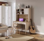 موغلا مكتب مع رفوف وودي