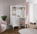 جاسمين مكتب مع رف أبيض