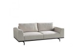 Padova Three Seater Sofa Light Grey 230cm Woody - Image 3