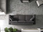 Padova Four Seater Sofa Dark Grey 260cm Woody - Image 5