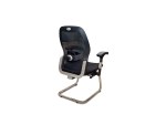 Office Chair Black Fixed Mesh Woody - Image 5