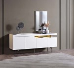 فورزا كونسول مع مرآة أبيض