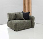 Viola green corner sofa