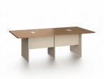 New Nera Meeting Table Brown 240cm Woody - Image 4