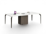 New Miami White Meeting Table 240cm Woody - Image 3