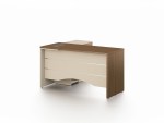 New Nira Desk 140cm Brown Wood - Image 5