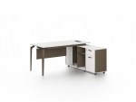 New Miami Desk 160cm White Woody - Image 2