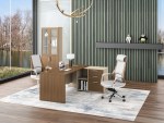 New Nera Desk 180cm Brown Woody - Image 7