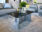 Martel Marble Coffee Table – 130 × 70 cm - Image 2