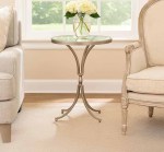 جلوريال طاولة خدمة بسطح زجاجي