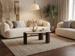 Giulma Coffee Table with Engineered Marble Top 100 cm - Image 3