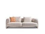 San Vito Three Seater Sofa Cream 226 cm Woody - Image 6