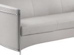 Zaha 3-Seater Office Sofa – 179 cm, Gray - Image 2