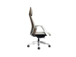 Embra Luxury Office Chair Beige with Headrest Woody - Image 3