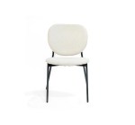 ليما كرسي طاولة طعام كريمي