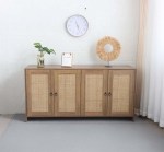 لينارو بوفيه خشب بني