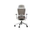 Master Pro Grey Swivel Chair with Headrest Woody - Image 2