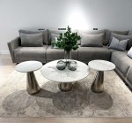 ⁦لوميير طقم طاولة قهوة 3 قطع وودي⁩ - الصورة ⁦2⁩