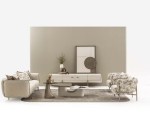 Monge Single Sofa Creamy Woody - Image 9