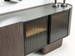 Bolero Console With Mirror Walnut Woody - Image 7