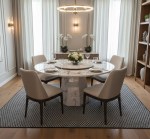 round dining table