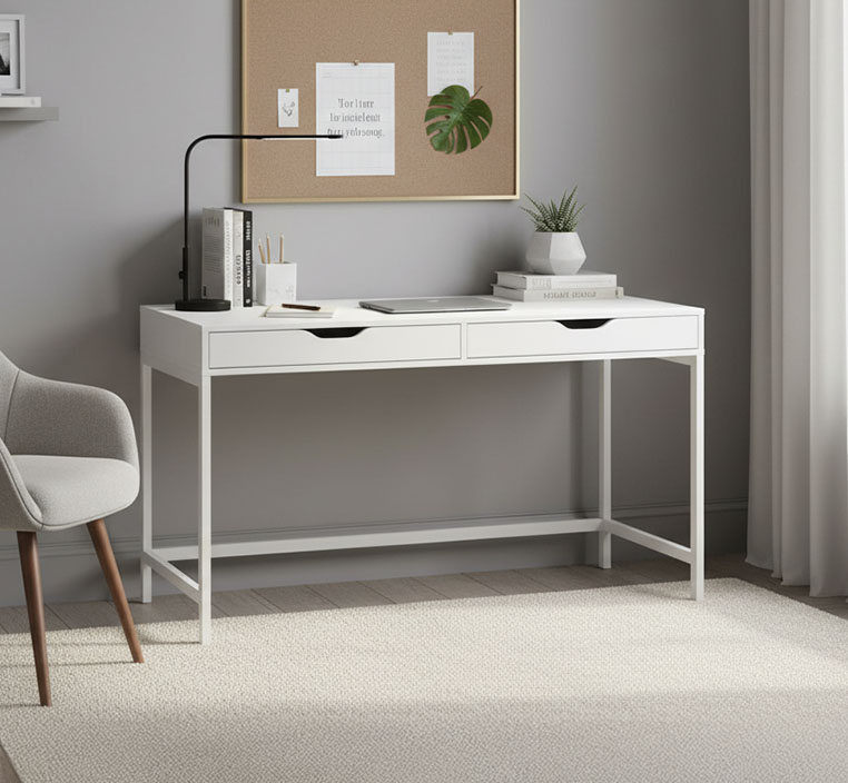 Alba White Home Office