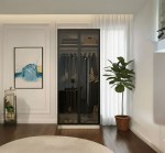 أروبا دولاب ملابس 2 باب زجاجي