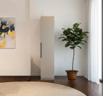 Aroba 1-Door Cabinet with Practical Design and Storage Shelves