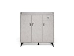 Reef Shoe Cabinet With Seven Shelves Grey Woody - Image 3