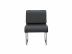 Demi Visitor Chair – Black Leather - Image 3