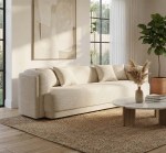 كنب رباعي قماش كتان ليكسا